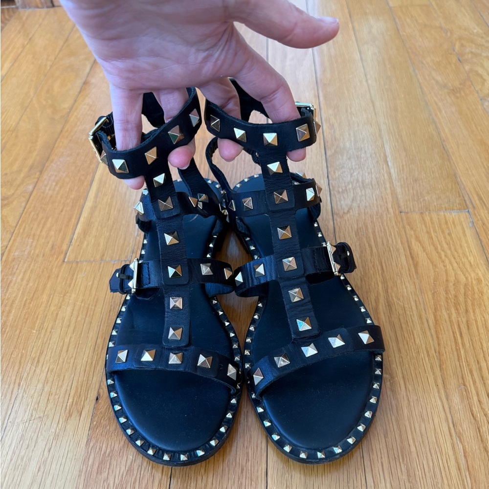 Ash Pacific Studded Leather Sandals